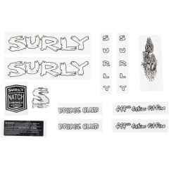 *SURLY* bridge club new frame decal set (white)