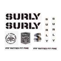 *SURLY* overspray frame decal set (black)