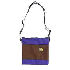 *TAXI BAGS* pouch with strap (L/purple/brown)