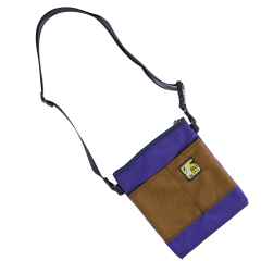*TAXI BAGS* pouch with strap (M/purple/brown)
