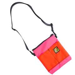 *TAXI BAGS* pouch with strap (M/flash pink/orange)