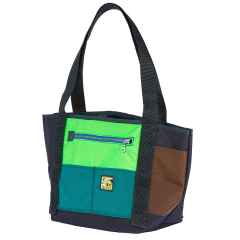 *TAXI BAGS* heavy duty tote bag (M/black/flash green)