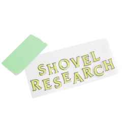 *SHOVEL RESEARCH* die cut sticker　