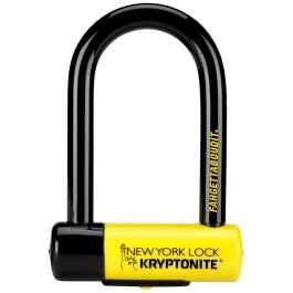 KRYPTONITE* new york fahgettaboutit u-lock (black/yellow