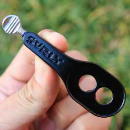 SURLY* hurdy gurdy chain tensioner (black) - BLUE LUG ONLINE