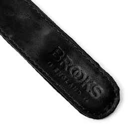 BROOKS* leather trouser strap (black) - BLUE LUG ONLINE STORE