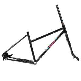 CRUST BIKES* evasion step thru frame (pastel speckled black