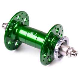 PHILWOOD* Pro high flange track hub rear (green) - BLUE LUG