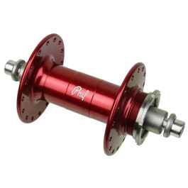 PHILWOOD* high flange track hub rear (red/single cog) - BLUE LUG