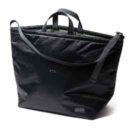 BLUE LUG* 137 tote bag (wax black) - BLUE LUG ONLINE STORE