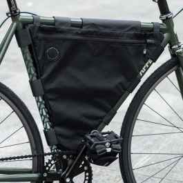 FAIRWEATHER* frame bag for lo pro (x-pac black) - BLUE LUG