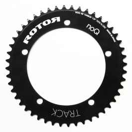 ROTOR* no-q aero track chainring (black) - BLUE LUG ONLINE STORE