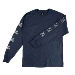 BLUE LUG* BLG long sleeve t-shirt (navy) - BLUE LUG ONLINE STORE