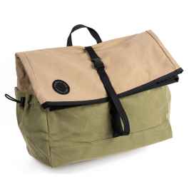 アクセサリー FAIRWEATHER brompton bag wax mocha/green FAIRWEATHER* brompton bag (wax mocha/green) - BLUE LUG ONLINE STORE