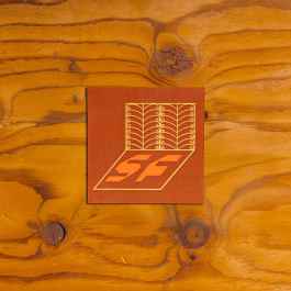 JEFFREY SINCICH×BLUE LUG* square sticker (san francisco) - BLUE