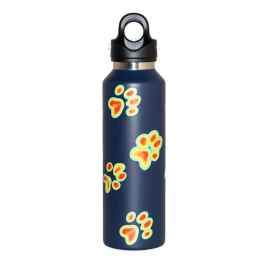 【美品】motto_kuma dog blue BLUE LUG* dog walk revomax bottle 20oz (navy) - BLUE LUG ONLINE STORE