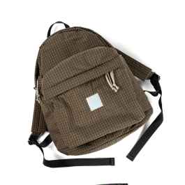 BLUE LUG* day pack mini (padding brown check) - BLUE LUG ONLINE STORE