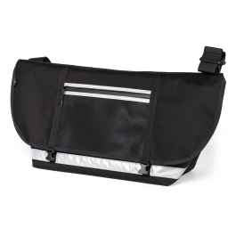 BLUE LUG* the messenger bag (custom/black/reflector) - BLUE LUG