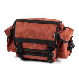 FAIRWEATHER* handlebar bag ADV (ultra grid/chili) - BLUE LUG