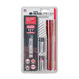 MAGLITE* mini maglite led 2aa flashlight (red) - BLUE LUG ONLINE STORE