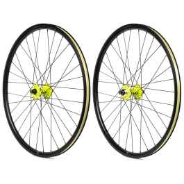 VELOCITY×ONYX* quill track wheel set (all black/hi-vis