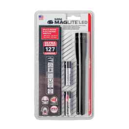 MAGLITE* mini maglite led 2aa flashlight (black) - BLUE LUG ONLINE