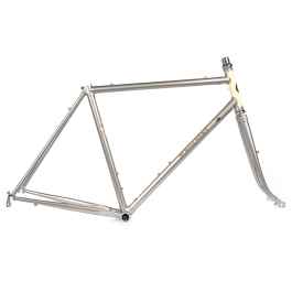 RIVENDELL* lugged roadini frame set (silver) - BLUE LUG