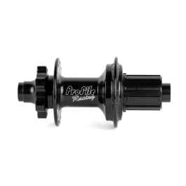 PROFILE RACING* elite BOOST mtb cassette hub (black) - BLUE LUG