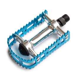 MKS* FOOT JAWS bm-10 CMWC limited (silver/ocean blue cage) - BLUE