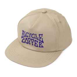 BICYCLE COFFEE* crest snap back cap (khaki) - BLUE LUG ONLINE STORE