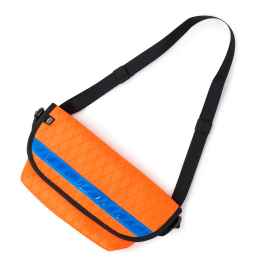 BLUE LUG* hip messenger (x-pac orange/blue reflector) - BLUE