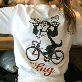 新品未使用　Tシャツ　Mサイズ　ブルーラグ　blue lug BLUE LUG × YOUNG Best Friend Tee -navy | young store