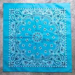 BL SELECT* bandana (paisley/turquoise) - BLUE LUG ONLINE STORE