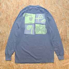 BLUE LUG* life long sleeve t-shirt (blue) - BLUE LUG ONLINE
