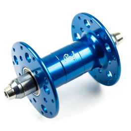 PHILWOOD* Pro high flange track hub rear (red) - BLUE LUG