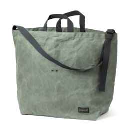 BLUE LUG* 137 tote bag (wax olive) - BLUE LUG ONLINE STORE