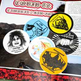 絶版‼️ ステッカー付き‼️Nate Walton ZINE LOW PRESSURE ZINE* sticker pack - BLUE LUG ONLINE STORE