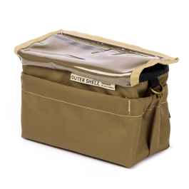OUTER SHELL ADVENTURE* drawcord handlebar bag (brown) - BLUE LUG