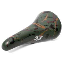 KUWAHARA* sx saddle (splatter/olive) - BLUE LUG ONLINE STORE