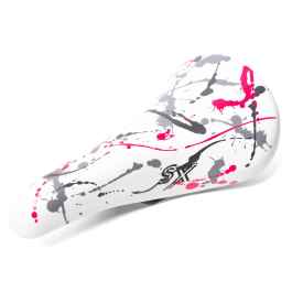 KUWAHARA* sx saddle (splatter/white) - BLUE LUG ONLINE STORE