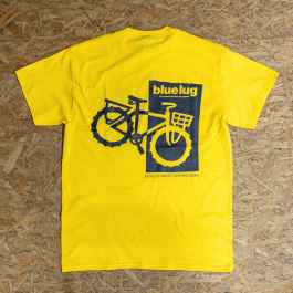 BLUE LUG* everyday bike t-shirt (yellow) - BLUE LUG ONLINE STORE