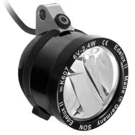 SON NABENDYNAMO* Edelux II upside down (black) - BLUE LUG