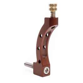 SHOVEL RESEARCH* fork mounted cable hanger (brown) - BLUE LUG