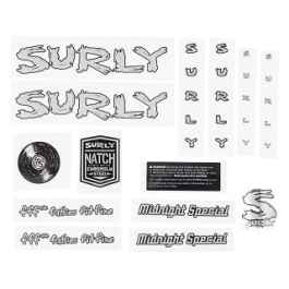 SURLY* midnight special new frame decal (silver) - BLUE LUG ONLINE