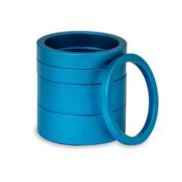 CHRIS KING* headset spacer kit2 (matte turquoise) - BLUE LUG