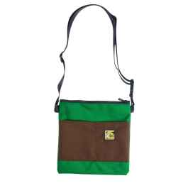 TAXI BAGS* pouch with strap (L/green/brown) - BLUE LUG ONLINE STORE