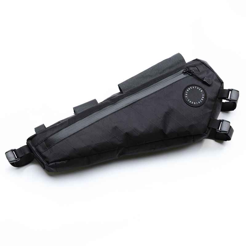 FAIRWEATHER* frame bag half (x-pac black) - BLUE LUG ONLINE STORE