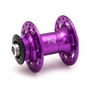 PHILWOOD* center lock disc hub front (thru-axle/purple) - BLUE LUG 