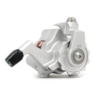 PAUL* klamper flat mount disc calliper (polish) - BLUE LUG