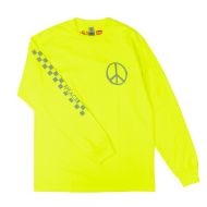 PEACE SPORTS×BLUE LUG* chubby triangle reflector (safety yellow